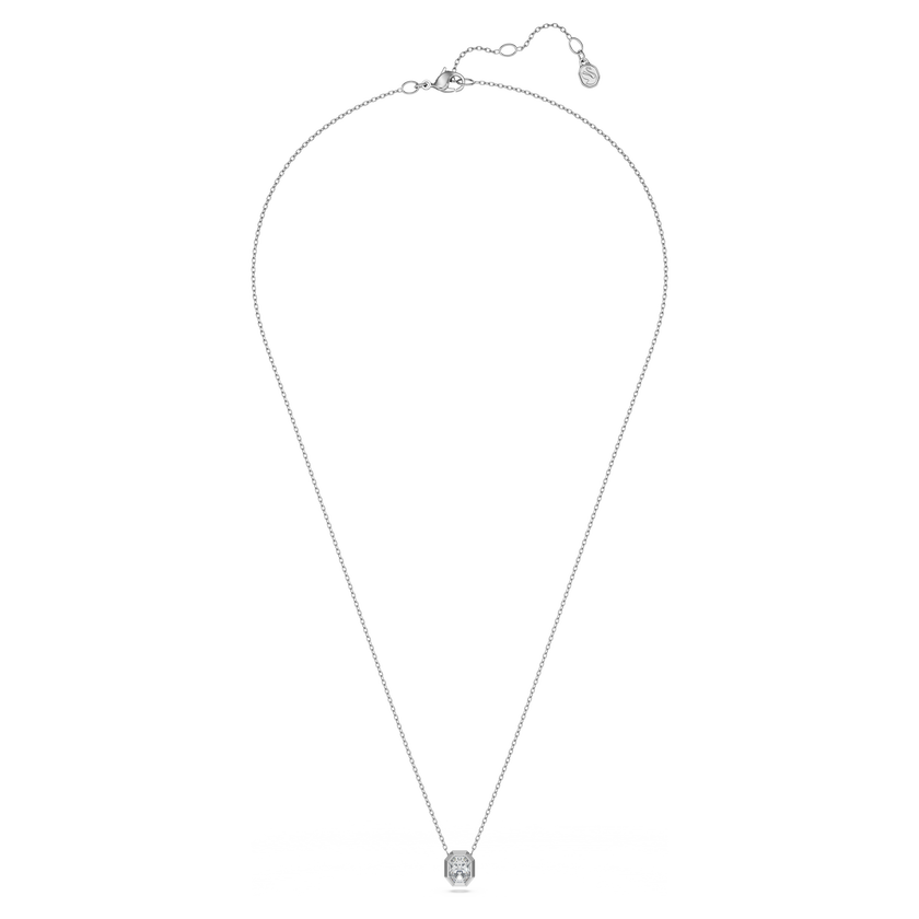 swarovski octagon pendant  lab grown diamonds 0 5 ct tw  octagon shape  18k white gold