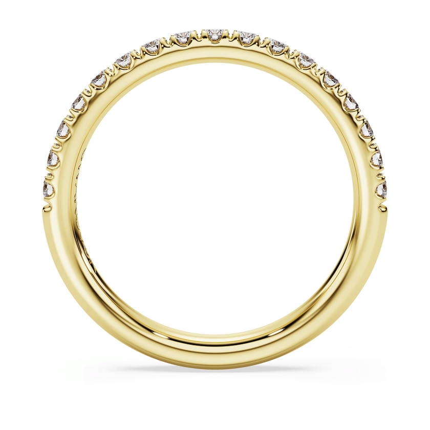 swarovski دبلة eternity، أحجار ألماس مُصنعة في المختبر بإجمالي 0 4 قيراط، ذهب أصفر عيار 18