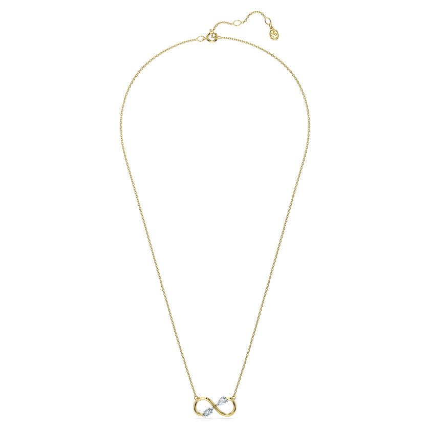 swarovski eternity pendant  lab grown diamonds 0 35 ct tw  mixed shapes  18k yellow gold