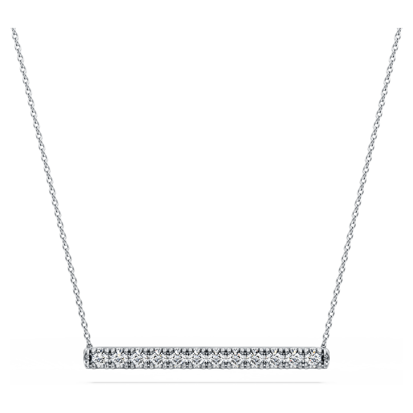 swarovski قلادة eternity، أحجار ألماس مُصنعة في المختبر بإجمالي 0 5 قيراط، ذهب أبيض عيار 18