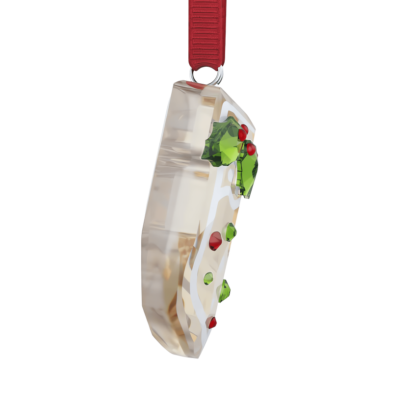 swarovski زينة شكل جورب من خبز الزنجبيل holiday cheers