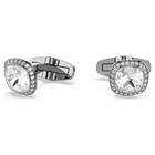 swarovski أزرار أكمام una angelic، قطع الوسادة، لون أبيض، طلاء روتينيوم