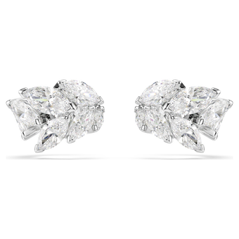 swarovski أساور الأذن mesmera، قطع ماركيز، لون أبيض، طلاء روديوم