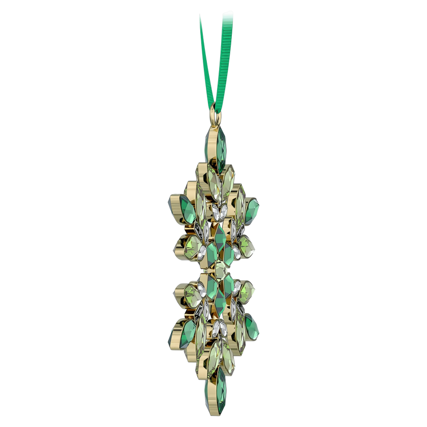 swarovski قطعة زينة للأعياد، عائلة gema، لون أخضر