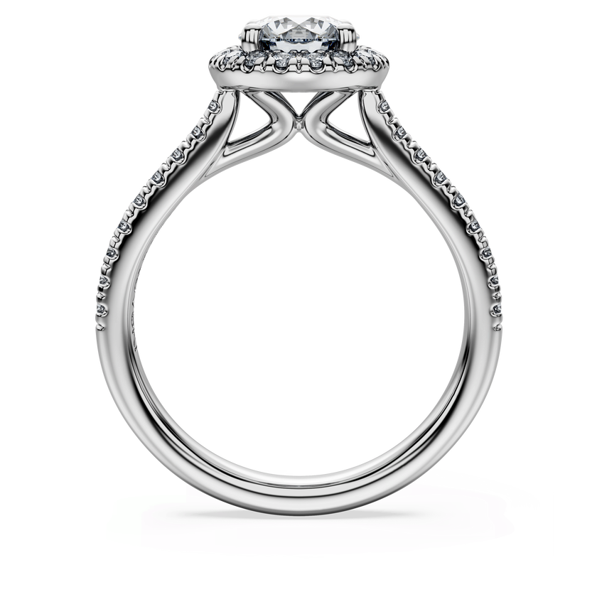 swarovski خاتم سوليتير eternity، أحجار ألماس مُصنعة في المختبر بإجمالي 1 33 قيراط، ذهب أبيض عيار 18