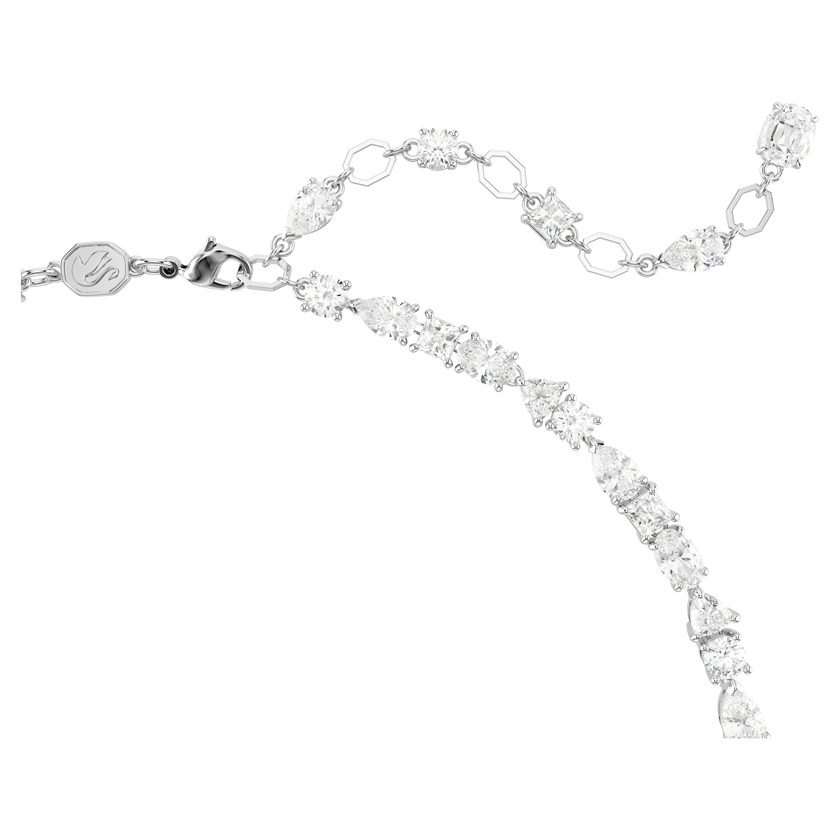 swarovski طقم mesmera، قطع متنوع، لون أبيض، طلاء روديوم