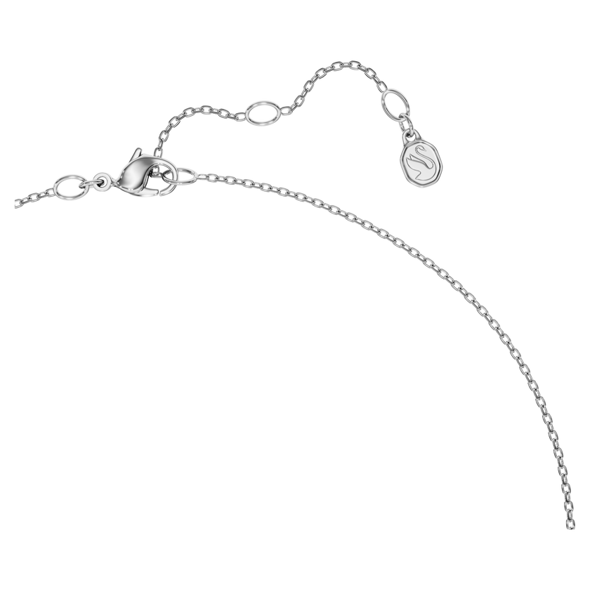 swarovski octagon pendant  lab grown diamonds 0 5 ct tw  octagon shape  18k white gold