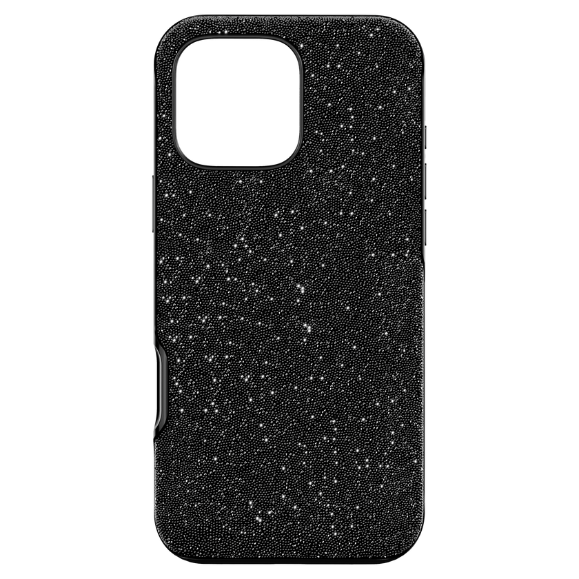 swarovski حافظة high للهاتف الذكي، iphone  16 pro max، لون أسود