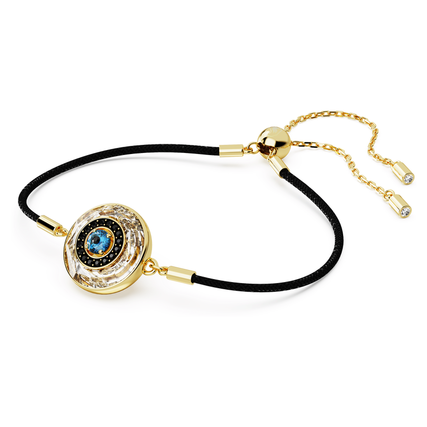 swarovski سوار symbolica، حلية على شكل عين الحسود، ألوان متعددة، طلاء باللون الذهبي