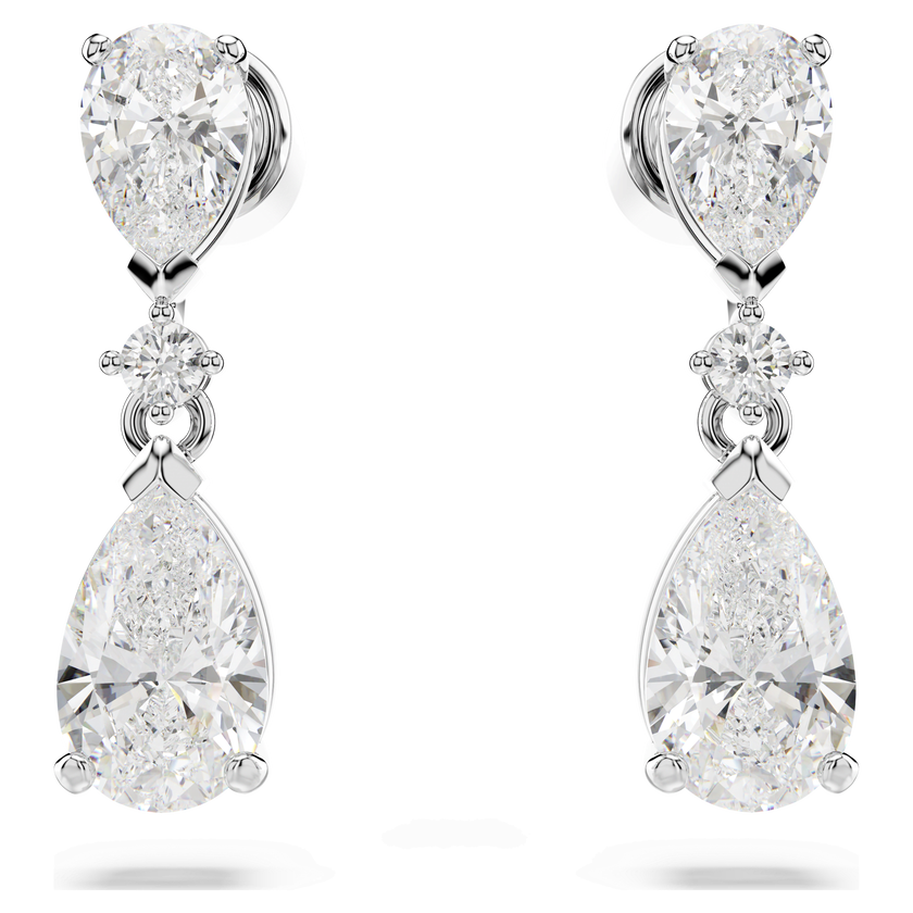 swarovski طقم mesmera، قطع متنوع، لون أبيض، طلاء روديوم