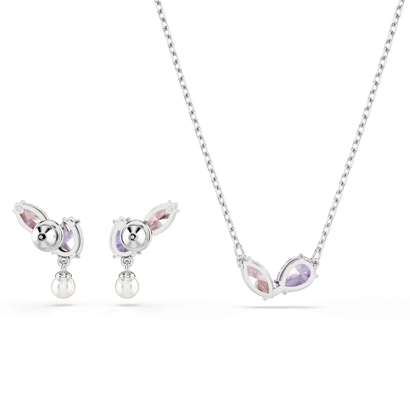طقم ariana grande x swarovski، قطع متنوع، ألوان متعددة، طلاء روديوم