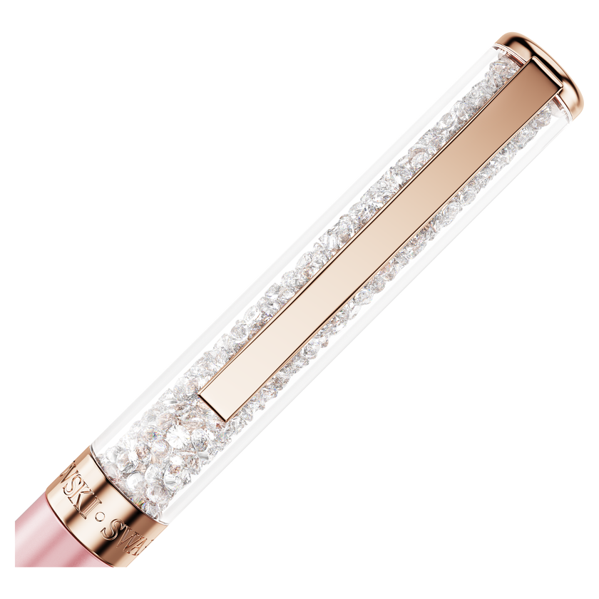 swarovski قلم حبر جاف crystalline، لون وردي
