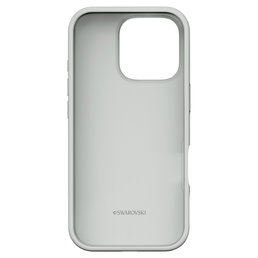 swarovski حافظة هاتف ذكي high، iphone  16 pro، لون فضي
