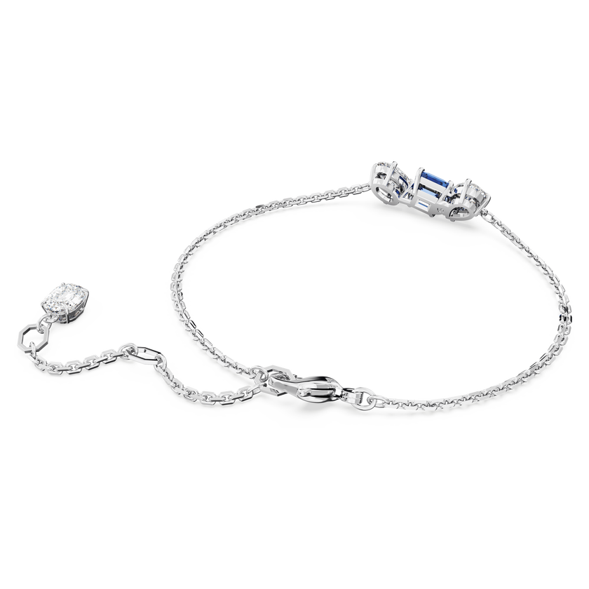 swarovski سوار mesmera، قطع متنوع، لون أزرق، طلاء روديوم
