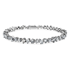 swarovski سوار تنس galaxy، أحجار ألماس مُصنعة في المختبر بإجمالي 5 قيراط، ذهب أبيض عيار 18