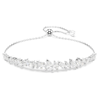swarovski سوار mesmera، قطع ماركيز، لون أبيض، طلاء روديوم