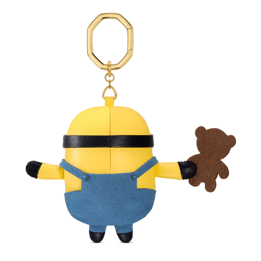 swarovski minions bag charm  multicolored  gold tone plated