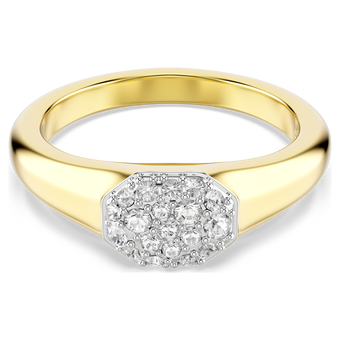 swarovski dextera ring mixed cuts white gold tone plated