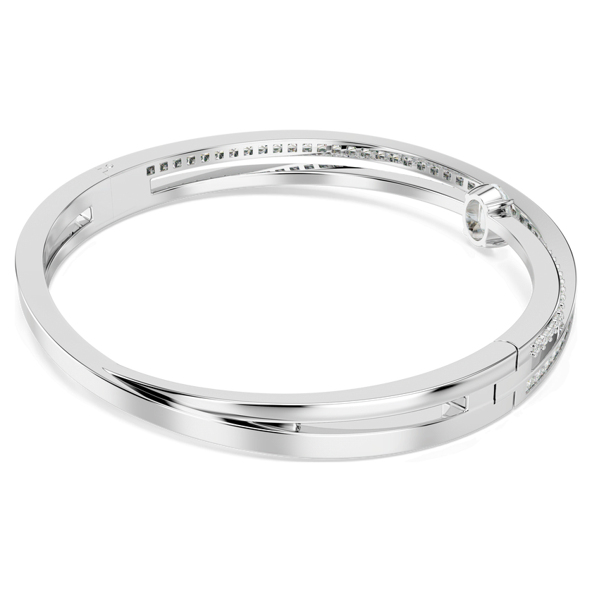 swarovski سوار hyperbola، قطع متنوع، لون أبيض، طلاء روديوم