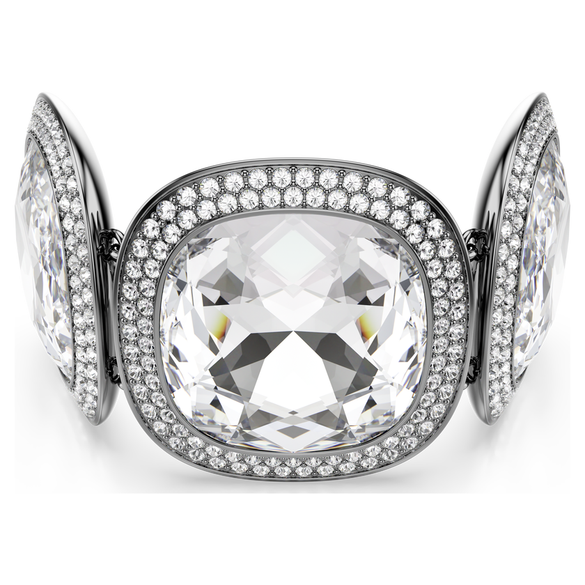 swarovski سوار una angelic، قطع كوشن، لون أبيض، طلاء روتينيوم