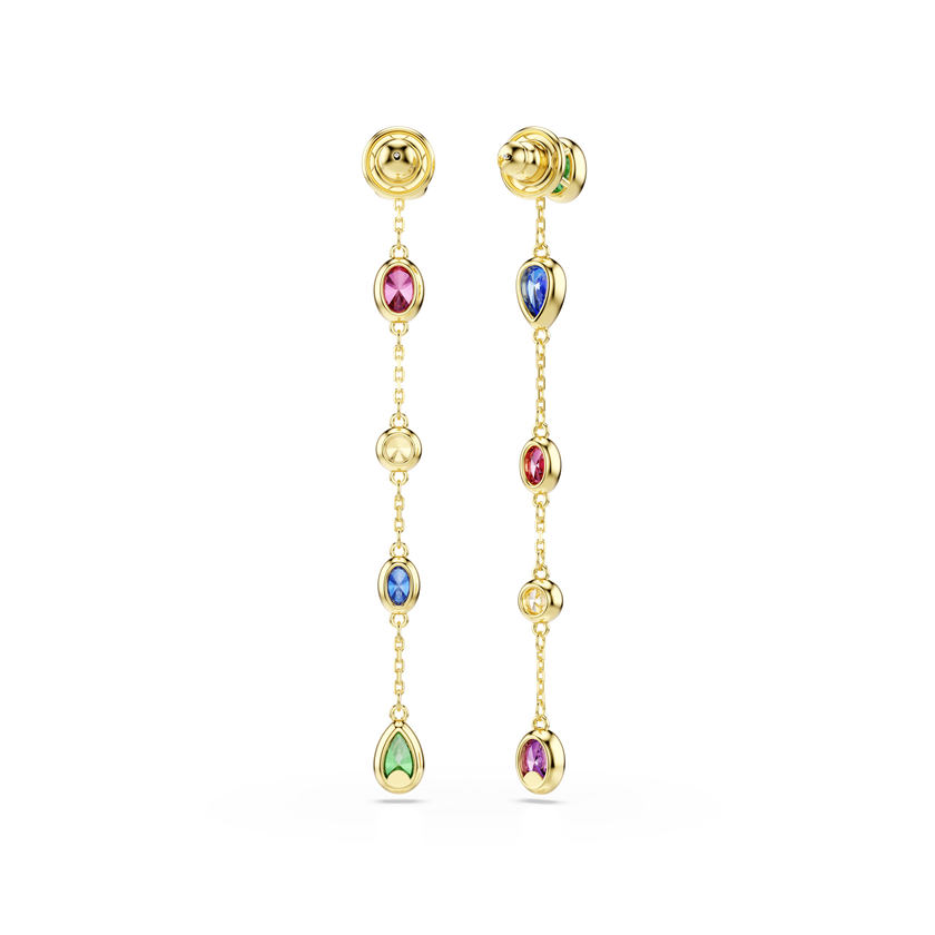 swarovski أقراط متدلية imber، قطع متنوع، ألوان متعددة، لمسة نهائية من الذهب عيار 18 قيراط