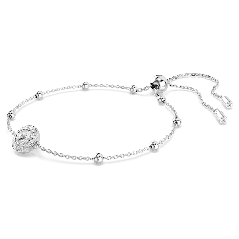 swarovski سوار una angelic، قطع مُستدير، لون أبيض، طلاء روديوم