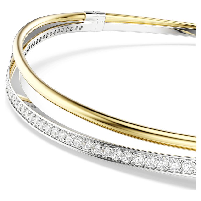 swarovski عقد شوكر hyperbola، قطع مستدير، لون أبيض، لمسة نهائية من معادن مختلطة