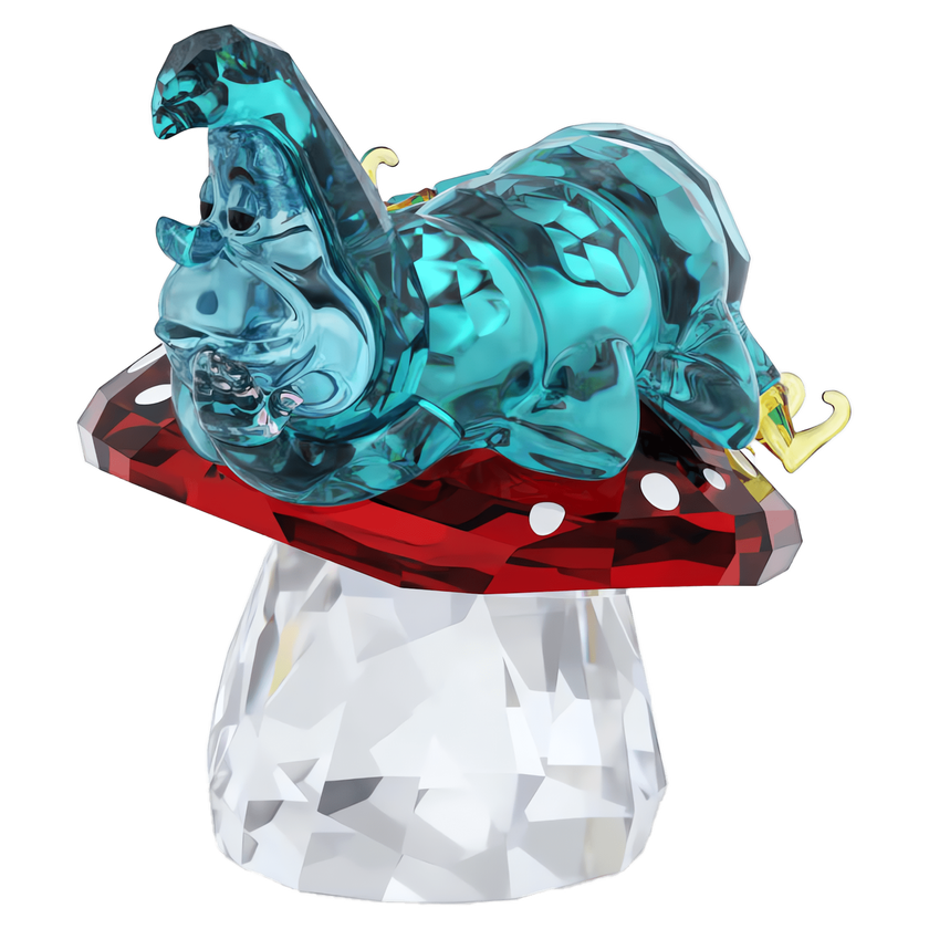 swarovski مجسم كاتربيلر من alice in wonderland