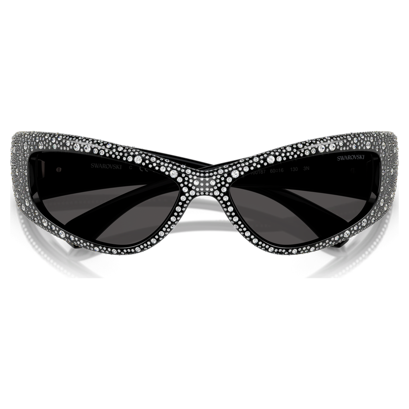 swarovski نظارة شمسية، sk6027، لون أسود