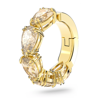 حلية Millenia للأذن، مزدانة بزركونيا سواروفسكي على شكل كمثرى، لون أصفر، طلاء باللون الذهبي swarovski حلية millenia للأذن، مزدانة بزركونيا سواروفسكي على شكل كمثرى، لون أصفر، طلاء باللون الذهبي