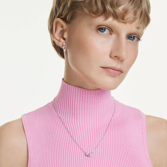 طقم ariana grande x swarovski، قطع متنوع، ألوان متعددة، طلاء روديوم