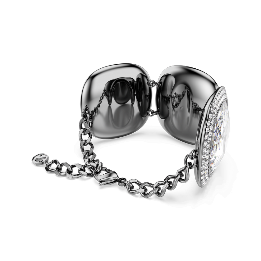 swarovski سوار una angelic، قطع كوشن، لون أبيض، طلاء روتينيوم