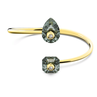 سوار Studiosa، لون رمادي، طلاء باللون الذهبي swarovski سوار studiosa، لون رمادي، طلاء باللون الذهبي