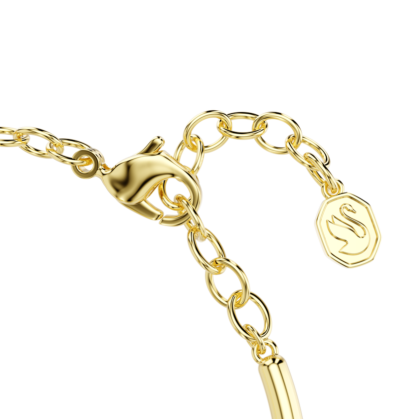 swarovski سوار sublima، قطع مُثَمَّن، لون أخضر، لمسة نهائية من الذهب عيار 18 قيراط