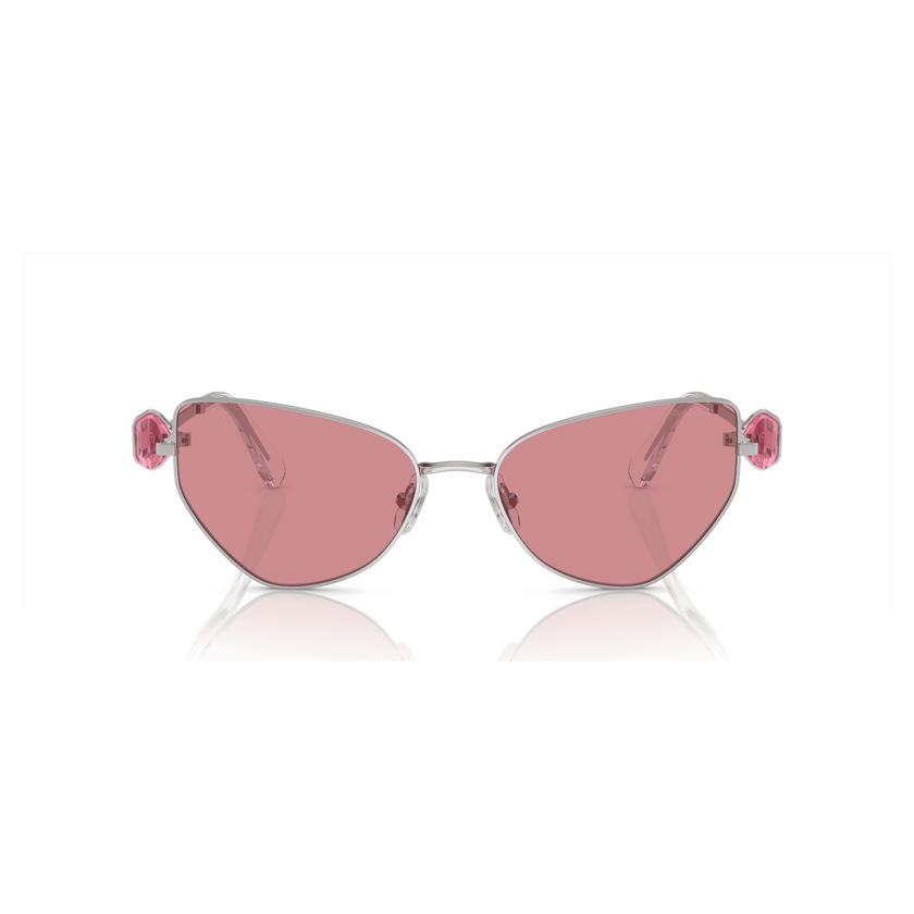 swarovski نظارة شمسية، شكل كات آي، sk7003el، لون وردي