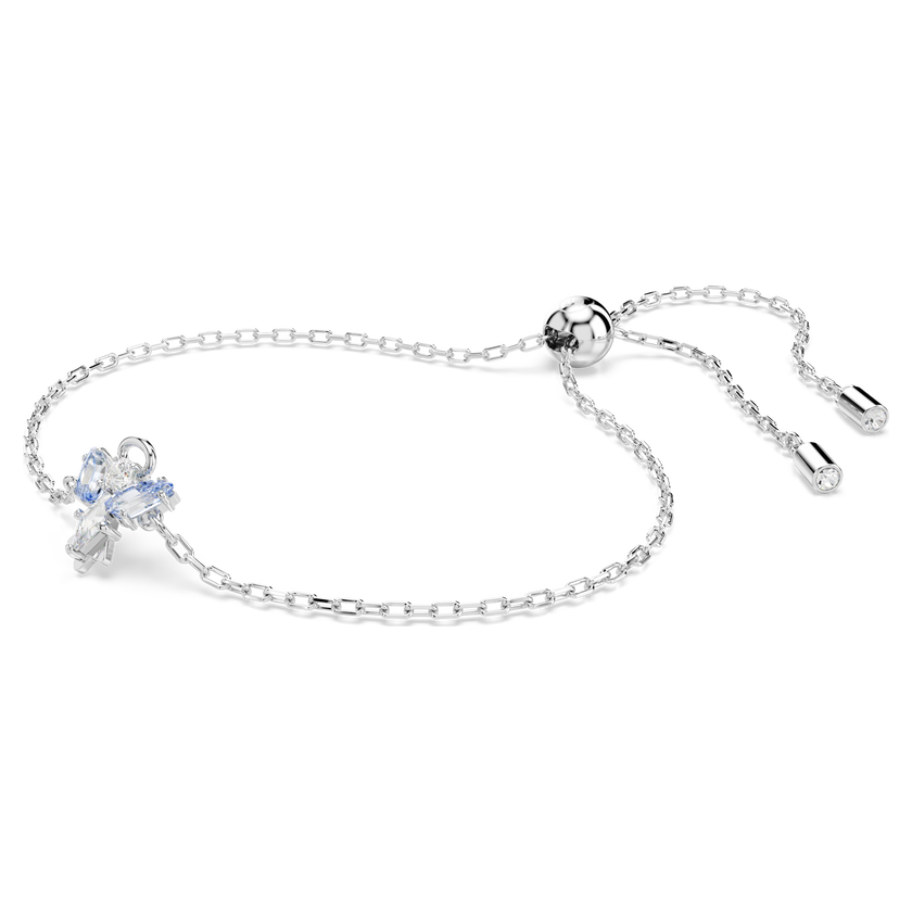 swarovski سوار magic، شكل ملاك، لون أزرق، طلاء روديوم