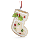 swarovski زينة شكل جورب من خبز الزنجبيل holiday cheers