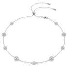 swarovski una angelic necklace round cut double sided motifs white rhodium plated