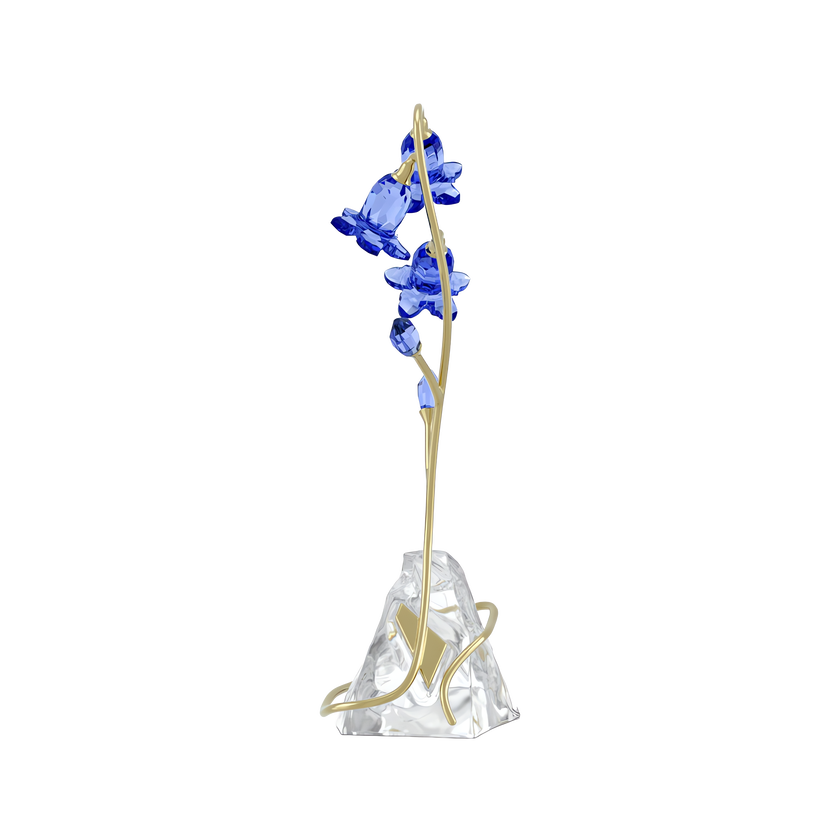 swarovski مجسم زهرة الجرس الزرقاء، مجموعة florere