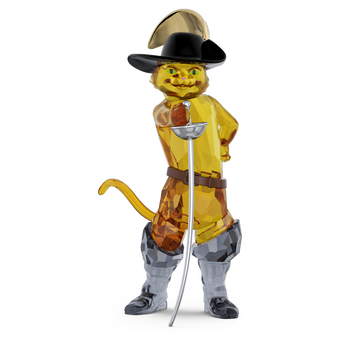 swarovski مجسم شخصية puss in boots، مجموعة shrek