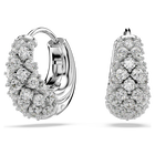 swarovski sublima earrings white rhodium plated
