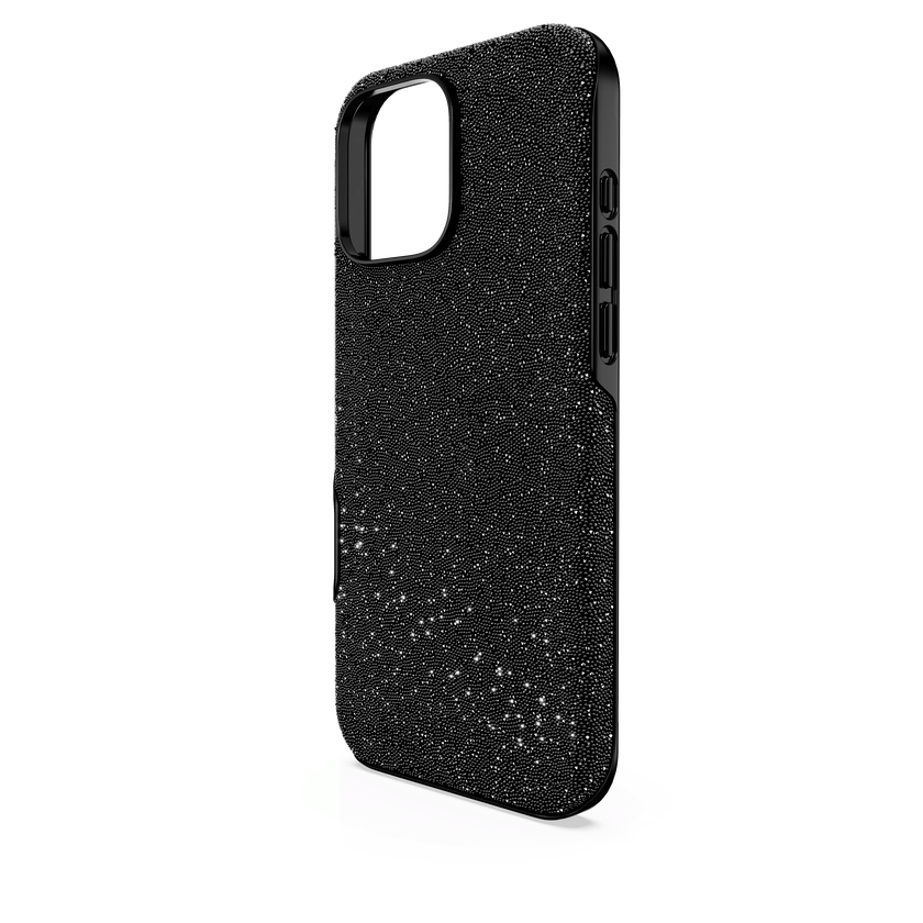 swarovski حافظة high للهاتف الذكي، iphone  16 pro max، لون أسود