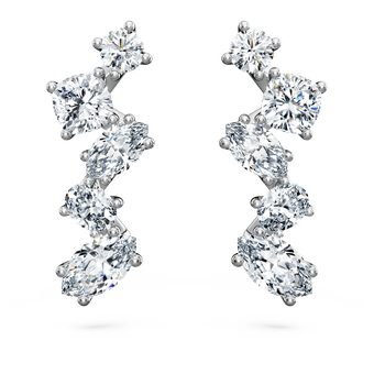 حلي الأذن Galaxy، أحجار ألماس مُصنعة في المختبر بإجمالي 1.25 قيراط، ذهب أبيض عيار 18 swarovski حلي الأذن galaxy، أحجار ألماس مُصنعة في المختبر بإجمالي 1 25 قيراط، ذهب أبيض عيار 18