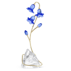 swarovski مجسم زهرة الجرس الزرقاء، مجموعة florere