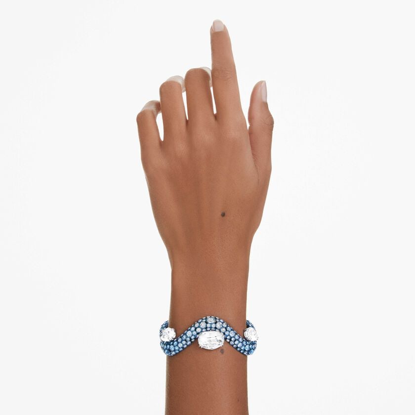 swarovski سوار sublima، قطع متنوع، لون أزرق، لمسة نهائية باللون الأزرق