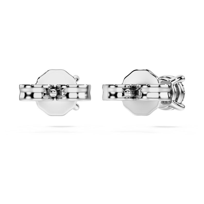 swarovski أقراط دبوسية eternity، أحجار ألماس مُصنعة في المختبر بإجمالي 0 5 قيراط، ذهب أبيض عيار 18