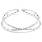 swarovski hyperbola choker infinity white rhodium plated