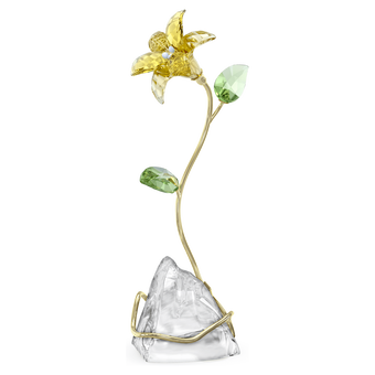swarovski قطعة زينة على شكل زهرة الزنبق من مجموعة florere