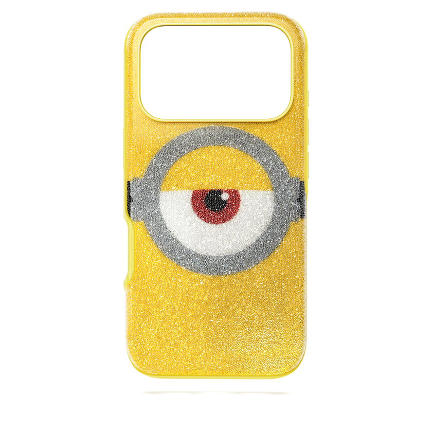swarovski high smartphone case  minions  iphone  17 pro  yellow