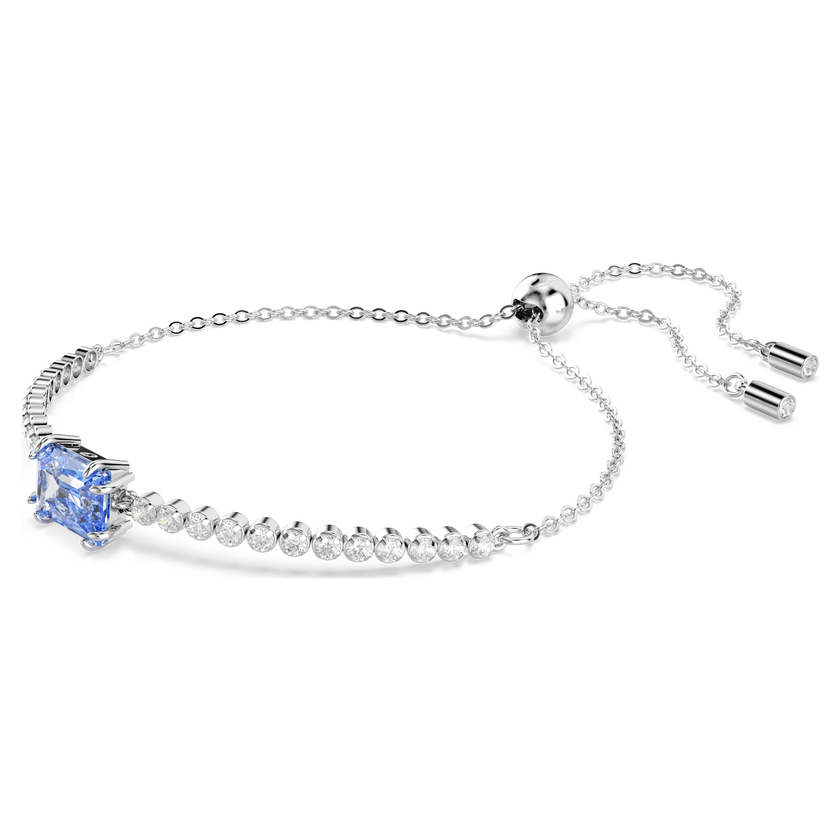 swarovski سوار matrix tennis، قطع متنوع، لون أزرق، طلاء روديوم